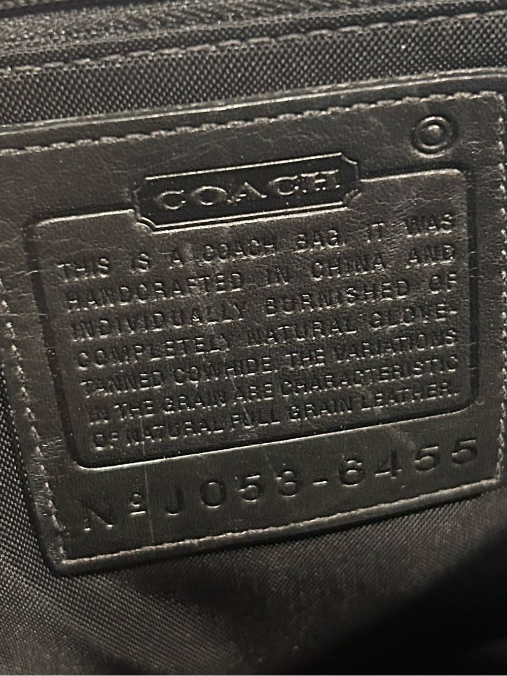 Coach Metropolitan Black Leather Briefcase Messenger Laptop Bag F6455 - Picture 6 of 14